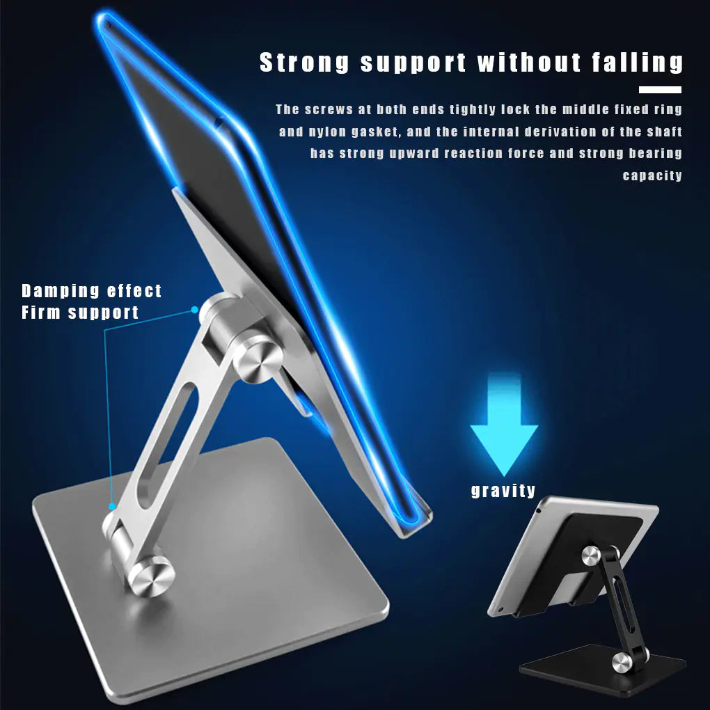 Adjustable Alloy Tablet and Phone Desktop Stand