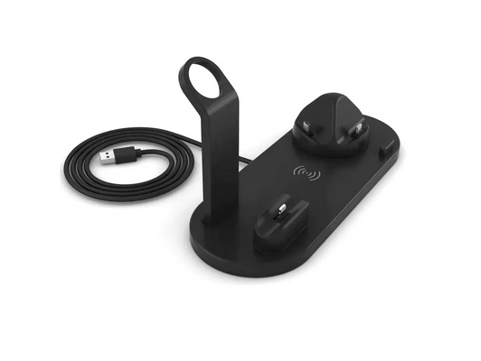 15W 4-in-1 Wireless Charger for Phones, Earbuds, Watches