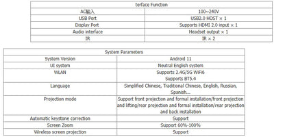 Android Projector Game Console Home Portable