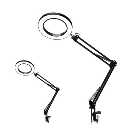 USB Desktop LED Magnifying Lamp for Electronics Repair